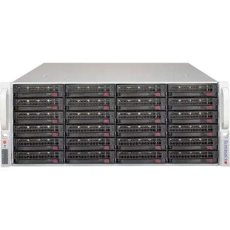 Supermicro 4U SC846BE1C-R1K03JBOD 2xPWS-1K03A-1R 24x 3.5" hot-swap 