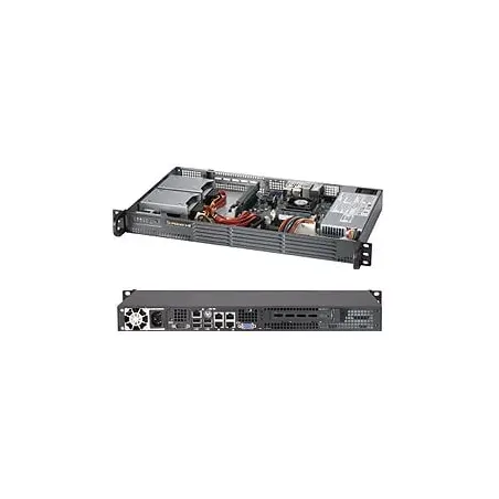 Supermicro SC504-203B 1U PWS-203-1H 1x 3.5" int. ou 2x2.5" opt° 1xFH