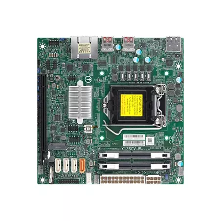 MBD-X12SCV-WX12SCV-W, Mini ITX, Comet LakePCHW480E,LGA1200,PCIex16,D